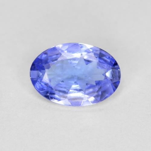 Violet Blue Tanzanite Gem - 0.5ct Oval Facet (ID: 557016)