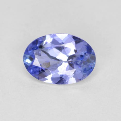 Intense Violet Blue Танзанит Камень - 0.5ct Фасетный Овал (ID: 557018)