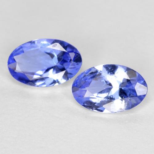 Blue Tanzanite Gem - 0.3ct Oval Facet (ID: 557227)