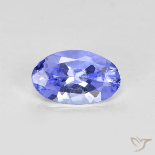 0.39ct Natural Medium Blue Tanzanite, Oval, VS