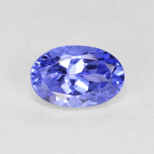 Azul violeta oscuro Tanzanita Gema - 0.7ct Forma ovalada (ID: 558355)