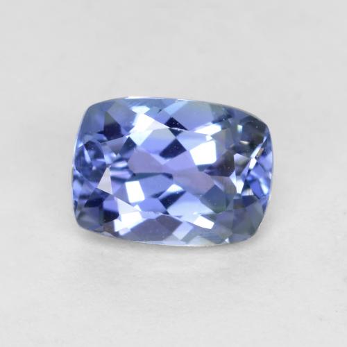 Loose 12.03 ct Cushion Blue Tanzanite Gemstone for Sale, 13.1 x 12.8 mm ...