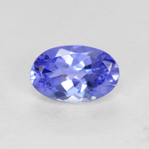 Темно-фиолетово-синий Танзанит Камень - 0.5ct Фасетный Овал (ID: 558358)