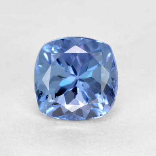 Celeste Tanzanita Gema - 0.6ct Corte en Forma Cojín (ID: 558362)