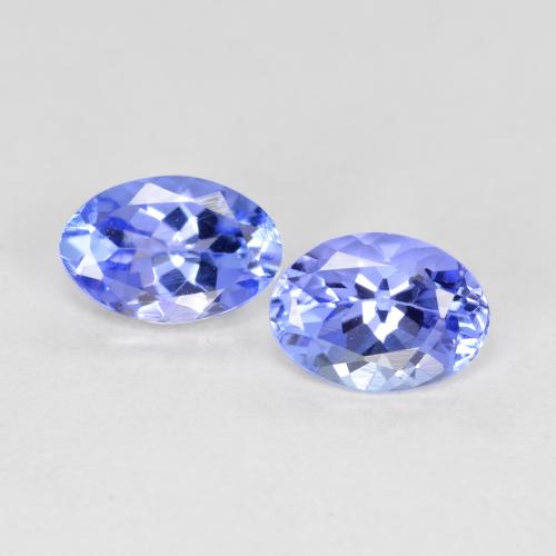 Medium Blue Tanzanite Gem - 0.5ct Oval Facet (ID: 558381)
