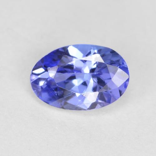 6,2 x 4,1mm ovaler blauer Tansanit aus Tansania, Gewicht 0,58 ct, 1 Stück Tansanit - Farbe: Tiefblau, natürlicher Edelstein in VVS-VS Reinheit, Mohs-Härte von 6,5 - 7 Geeignet für den täglichen Gebrauch im Schmuck, ausgezeichnetes Funkeln, Photo A