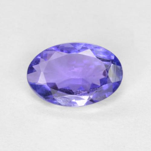 Violet Tansanit Edelstein - 0.4ct Oval facettiert (ID: 558641)