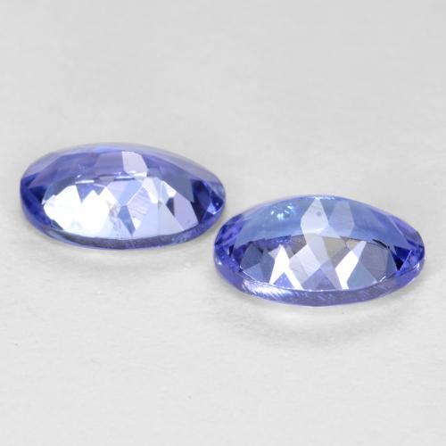 Tanzanite Gemstones in 6 x 4 mm (calibrated) Size for Sale, Tanzanite Stones in Violet Blue Color