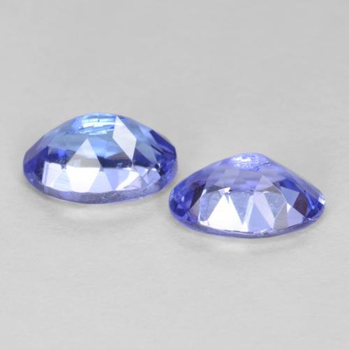 Tanzanite Gemstones in 5.9 x 3.9 mm Size for Sale, Tanzanite Stones in Intense Violet Blue Color