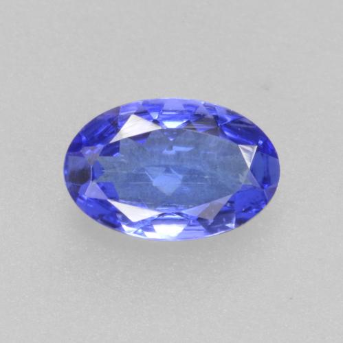 Deep Violet Blue Tanzanite Gem - 0.4ct Oval Facet (ID: 558654)