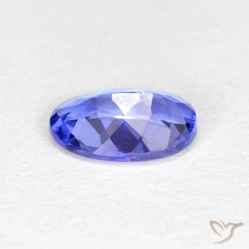 Tanzanite Gemstone in 6 x 4 mm (calibrated) Size for Sale, Tanzanite Stone in Intense Violet Blue Color