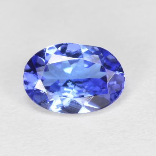 Azul intenso Tanzanita Gema - 0.7ct Forma ovalada (ID: 558657)