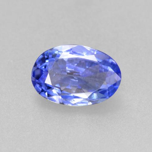 Фиолетово-синий Танзанит Камень - 0.6ct Фасетный Овал (ID: 558658)