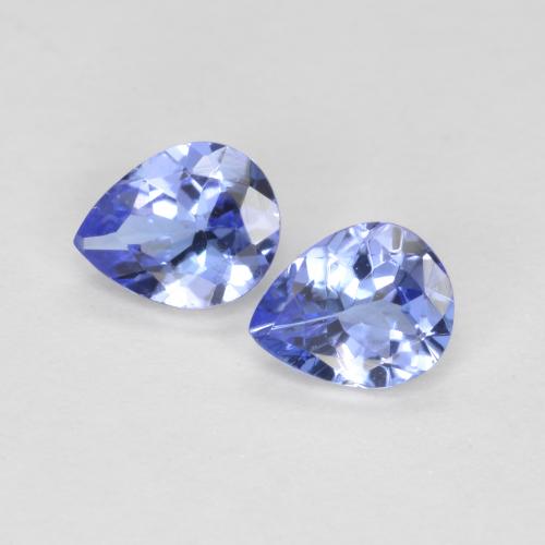 Light Blue Tanzanite Gem - 0.3ct Pear Facet (ID: 562180)