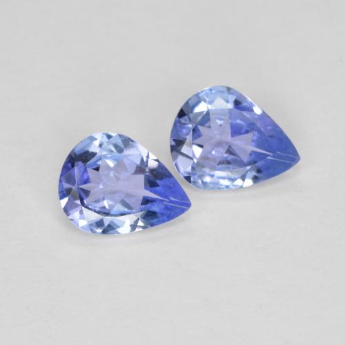 Pastel Blue Танзанит Камень - 0.3ct Фасетная Груша (ID: 562187)