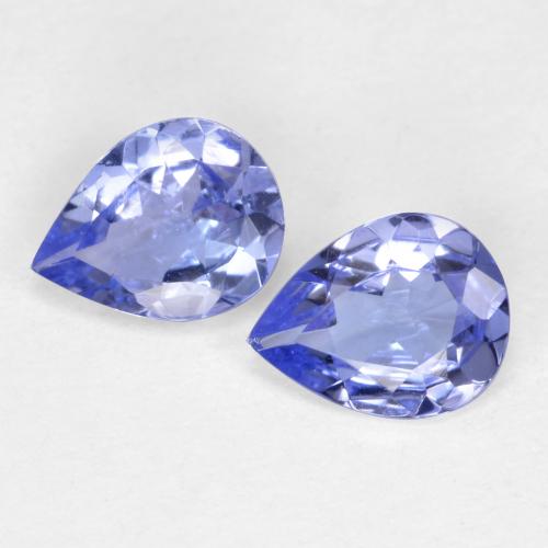 Intense Violet Blue Tanzanite Gem - 0.3ct Pear Facet (ID: 564700)