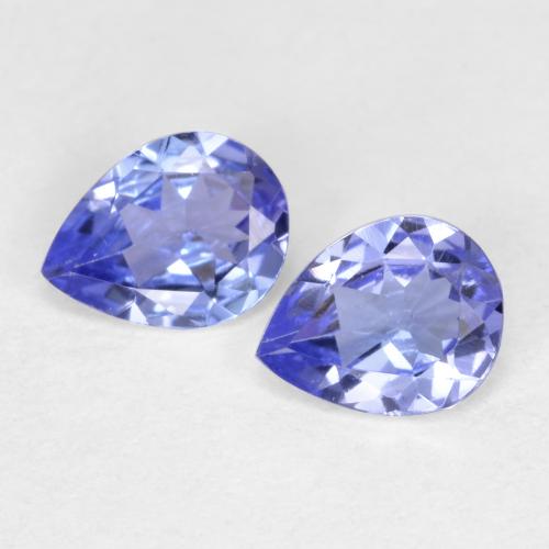 Intense Violet Blue Tanzanite Gem - 0.3ct Pear Facet (ID: 564703)