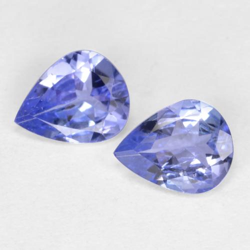 Intense Violet Blue Tanzanite Gem - 0.3ct Pear Facet (ID: 564705)