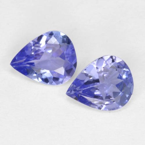 Intense Violet Blue Tanzanite Gem - 0.3ct Pear Facet (ID: 564710)