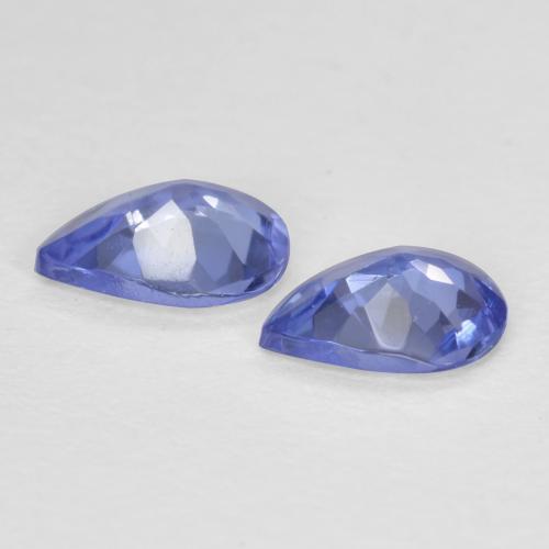 Tanzanite Gemstones in 5 x 4 mm (calibrated) Size for Sale, Tanzanite Stones in Medium Navy Blue Color
