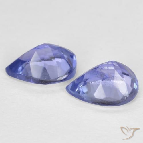 Tanzanite Gemstones in 5 x 4 mm (calibrated) Size for Sale, Tanzanite Stones in Medium Navy Blue Color