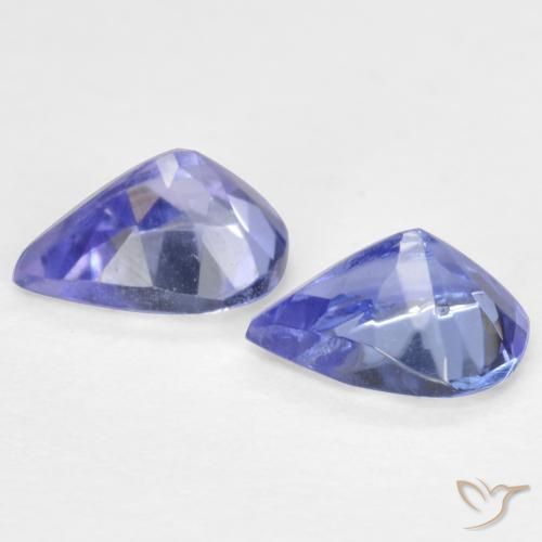 Tanzanite Gemstones in 5 x 4 mm (calibrated) Size for Sale, Tanzanite Stones in Intense Violet Blue Color
