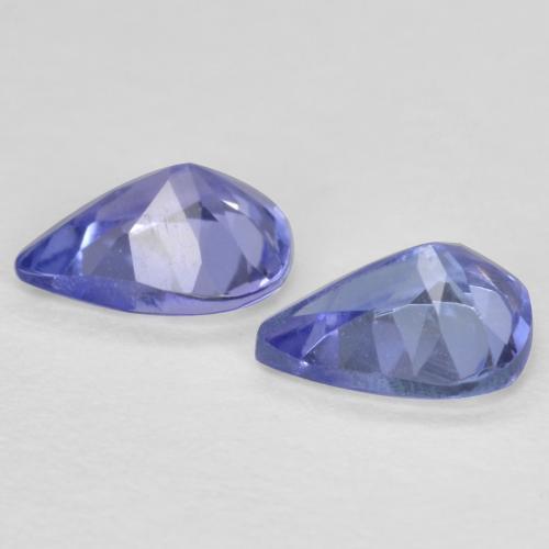Tanzanite Gemstones in 5 x 4 mm (calibrated) Size for Sale, Tanzanite Stones in Medium Navy Blue Color