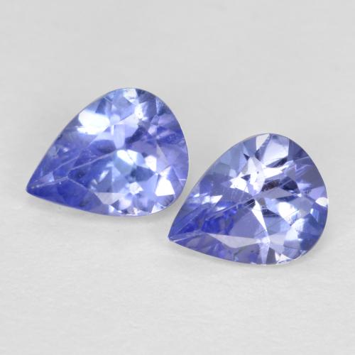 Intense Violet Blue Tanzanite Gem - 0.3ct Pear Facet (ID: 567513)