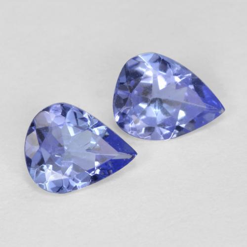 Azul marino medio Tanzanita Gema - 0.2ct Corte en forma de pera (ID: 567515)