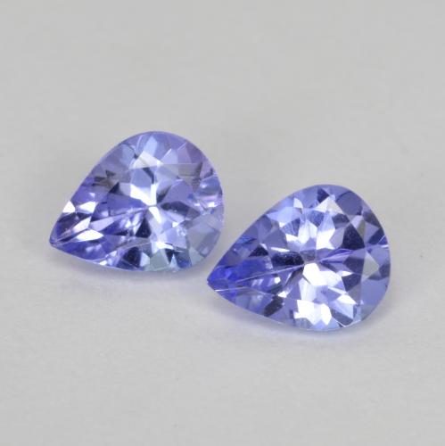 Intense Violet Blue Tanzanite Gem - 0.3ct Pear Facet (ID: 567518)