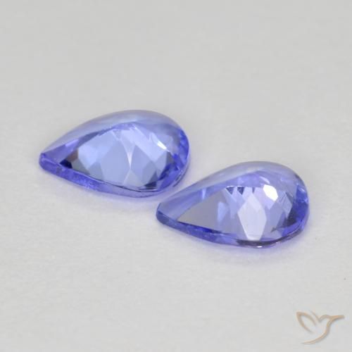 Tanzanite Gemstones in 5 x 4 mm (calibrated) Size for Sale, Tanzanite Stones in Intense Violet Blue Color