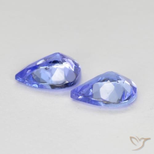 Tanzanite Gemstones in 5.2 x 4 mm Size for Sale, Tanzanite Stones in Medium Blue Color