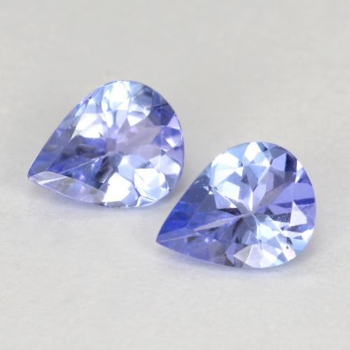 Intense Violet Blue Tanzanite Gem - 0.3ct Pear Facet (ID: 570014)