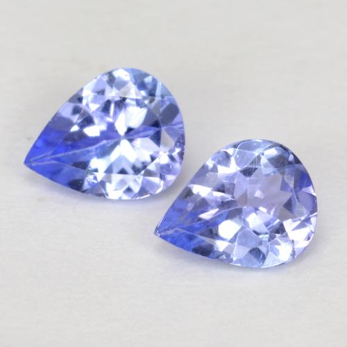 Intense Violet Blue Tanzanite Gem - 0.3ct Pear Facet (ID: 570018)