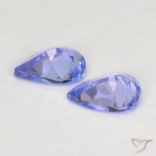 Tanzanite Gemstones in 5.2 x 4.1 mm Size for Sale, Tanzanite Stones in Intense Violet Blue Color