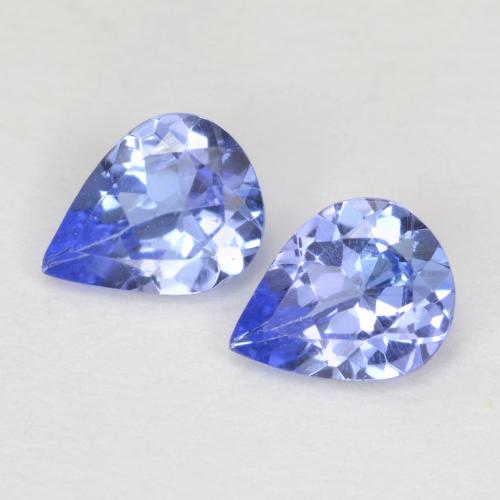 Pastel Blue Tanzanite Gem - 0.3ct Pear Facet (ID: 570020)