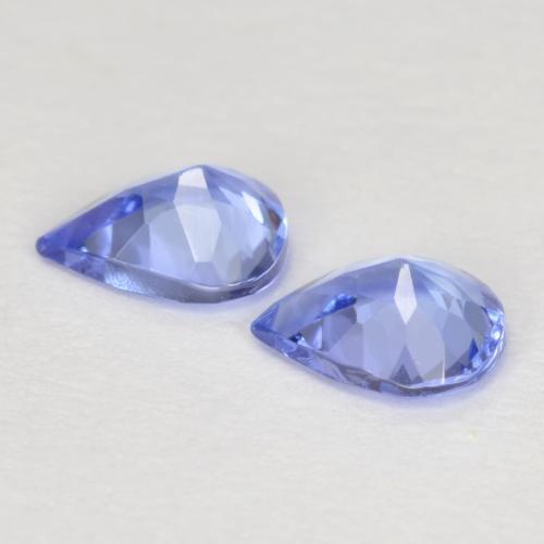 Tanzanite Gemstones in 5 x 4 mm (calibrated) Size for Sale, Tanzanite Stones in Pastel Blue Color