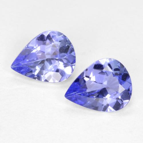 Intense Violet Blue Танзанит Камень - 0.3ct Фасетная Груша (ID: 570400)