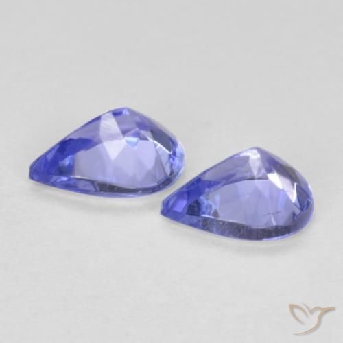 Tanzanite Gemstones in 5 x 3.7 mm Size for Sale, Tanzanite Stones in Intense Violet Blue Color