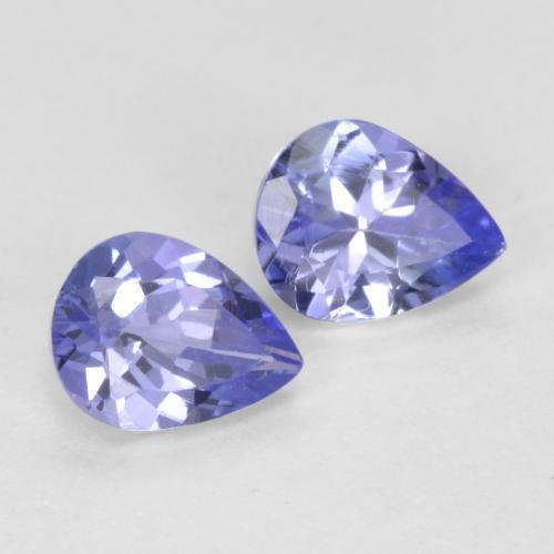 Intense Violet Blue Tanzanite Gem - 0.3ct Pear Facet (ID: 570405)