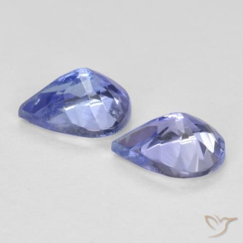 Tanzanite Gemstones in 5 x 4 mm (calibrated) Size for Sale, Tanzanite Stones in Intense Violet Blue Color