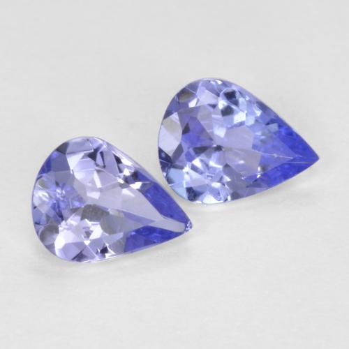 Intense Violet Blue Tanzanite Gem - 0.3ct Pear Facet (ID: 570409)