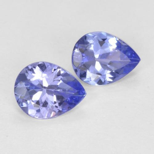 Intense Violet Blue Танзанит Камень - 0.3ct Фасетная Груша (ID: 570410)