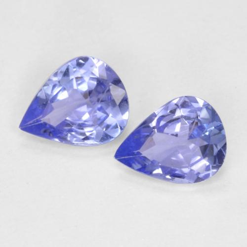 Intense Violet Blue Tanzanite Gem - 0.3ct Pear Facet (ID: 570411)