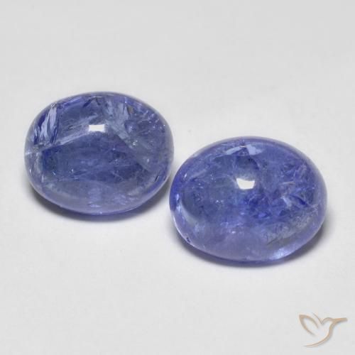 6.92 ct Blue Tanzanite, 9.8 x 8.1 mm Oval Cut From Tanzania, Photo A