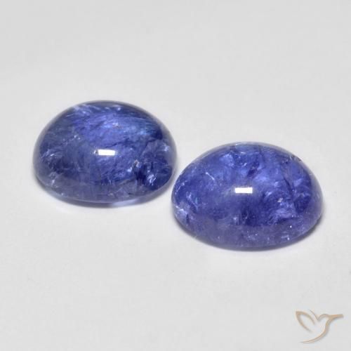 Tanzanite Gemstones in 10 x 8 mm (calibrated) Size for Sale, Tanzanite Stones in Intense Violet Blue Color