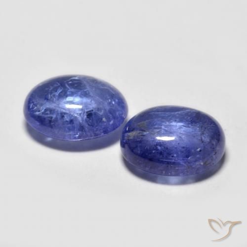 Tanzanite Gemstones in 10 x 8 mm (calibrated) Size for Sale, Tanzanite Stones in Intense Violet Blue Color