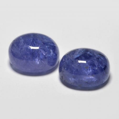 Tanzanite Gemstones in 10 x 8 mm (calibrated) Size for Sale, Tanzanite Stones in Deep Blue Color