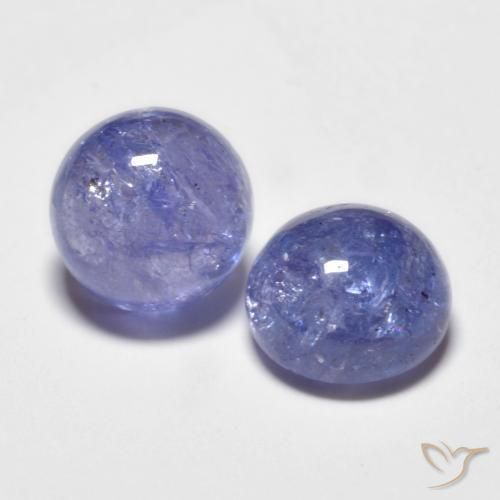 4.08 ct Blue Tanzanite, 7 mm Round Cut From Tanzania, Photo A