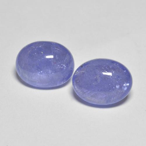 4.56 ct Blue Tanzanite, 9.1 x 7.1 mm Oval Cut From Tanzania, Photo A